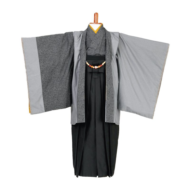 渦巻き黒太郎　羽織袴