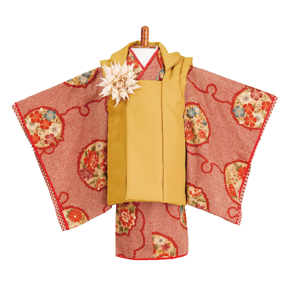 赤花紋 被布